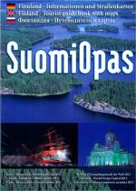 SuomiOpas. Finland. Tourist guide with maps. All text in Russian, German and in English.