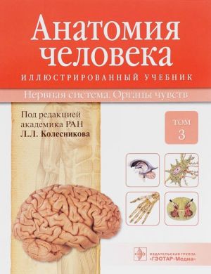 Анатомия человека.Т.3-Нервная система.Органы чувств.Учебник в 3 томах