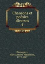 Chansons et posies diverses. 4