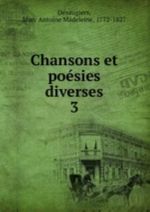 Chansons et posies diverses. 3