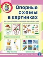 Opornye skhemy dlja sostavlenija opisatelnogo rasskaza. Nabor iz 22 kartochek-skhem v kartinkakh