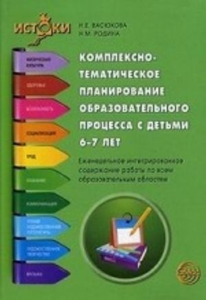 Kompleksno-tematicheskoe planirovanie obrazovatelnogo protsessa s detmi 6-7 let. Ezhenedelnoe integrirovannoe soderzhanie raboty po vsem obrazovatelnym oblastjam