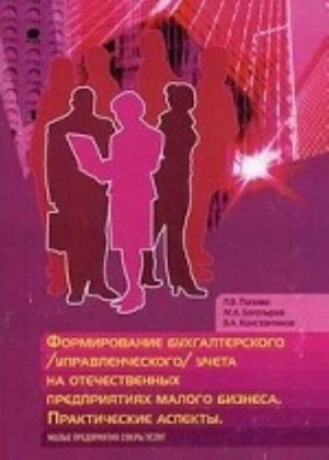 Formirovanie bukhgalterskogo (upravlencheskogo) ucheta i upravlencheskoj otchetnosti na otechestvennykh predprijatijakh malogo biznesa. Prakticheskie aspekty. Malye predprijatija sfery uslug. Uchebnoe posobie. Grif UMO MO RF