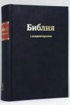 Biblija s kommentarijami. Knigi svjaschennogo pisanija Vetkhogo i Novogo Zaveta v Sinodalnom perevode s kommentarijami i prilozhenijami