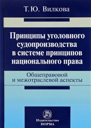 Printsipy ugolovnogo sudoproizvodstva v sisteme printsipov natsionalnogo prava. Obschepravovye i mezhotraslevye aspekty