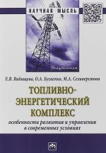 Toplivno-energeticheskij kompleks. Osobennosti razvitija i upravlenija v sovremennykh uslovijakh