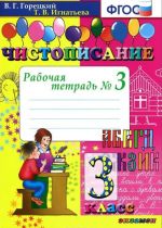 Чистописание. 3 класс. Рабочая тетрадь N3