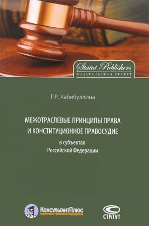 Mezhotraslevye printsipy prava i konstitutsionnoe pravosudie v subektakh Rossijskoj Federatsii