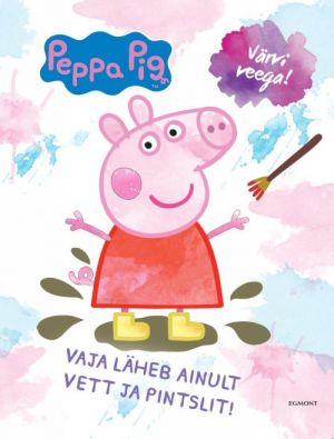 Peppa the pig. värvi veega