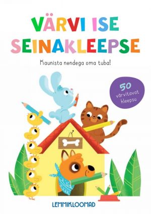 Värvi ise seinakleepse. lemmikloomad