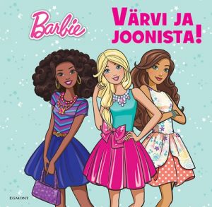 Barbie. värvi ja joonista!