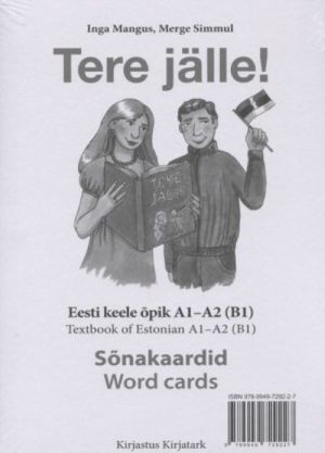 Tere jälle! word cards - textbook of estonian a1-a2 (b1)