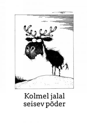 Kolmel jalal seisev põder