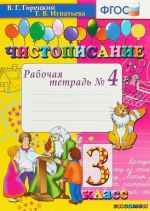 Чистописание. 3 класс. Рабочая тетрадь N4