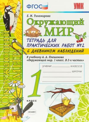 Окружающий мир. 1 класс. Тетрадь для практических работ N2. К учебнику А. А. Плешакова