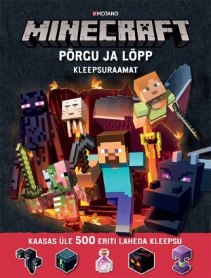 Minecraft. põrgu ja lõpp. kleepsuraamat