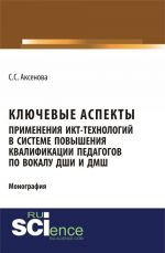 Kljuchevye aspekty primenenija IKT-tekhnologij v sisteme povyshenija kvalifikatsii pedagogov po vokalu DSHI i DMSh