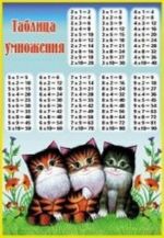 Таблица умножения. Котята