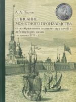 Описание монетного производства со изображением плавиленных печей и действующих махин