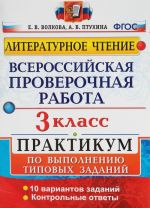 Литературное чтение. 3 класс. Всероссийская проверочная работа. Практикум по выполнению типовых заданий