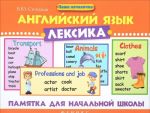 Английский язык. Лексика. Памятка для начальной школы