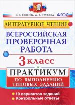 Литературное чтение. 3 класс. Практикум. Всероссийская проверочная работа по выполнению типовых заданий