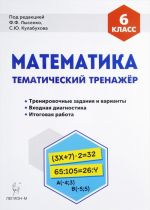 Matematika. 6 klass. Tematicheskij trenazhjor. Vkhodnaja diagnostika, itogovaja rabota