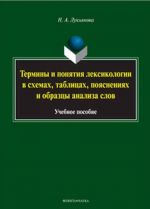 Термины и понятия лексикологии в схемах, таблицах, пояснениях и образцы анализа слов. Учебное пособие