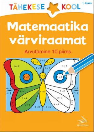 Matemaatika värviraamat. arvutamine 10 piires