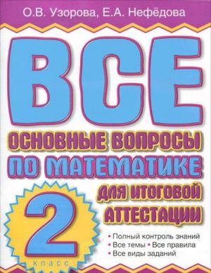 Vse osnovnye voprosy po matematike dlja itogovoj attestatsii. 2 klass