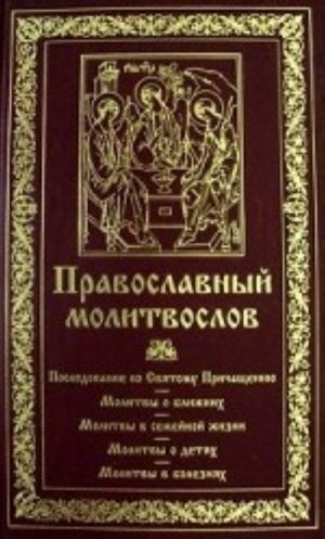 Православный молитвослов. Последование ко Святому Причащению. Молитвы о ближних. Молитвы в семейной жизни. Молитвы о детях. Молитвы в болезнях