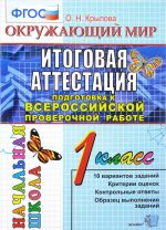 Russkij jazyk. 1 klass. Itogovaja attestatsija. Tipovye testovye zadanija