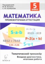 Matematika. 5 klass. Tematicheskij trenazher. Vkhodnaja diagnostika, itogovaja rabota