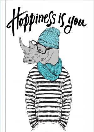 Happiness is you. Bloknot dlja khipsterov