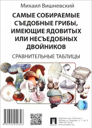 Самые собираемые съедобные грибы, имеющие ядовитых или несъедобных двойников. Сравнительные таблицы