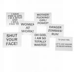 Angry Woman. Z-Sticker (nabor iz 7 nakleek)