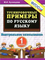 Тренировочные примеры по русскому языку. Контрольное списывание. 1 класс