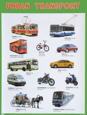 Urban Transport / Gorodskoj transport. Plakat