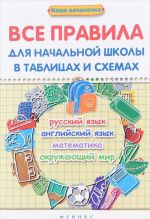 Russkij jazyk, anglijskij jazyk, matematika, okruzhajuschij mir. Vse pravila dlja nachalnoj shkoly v tablitsakh i skhemakh