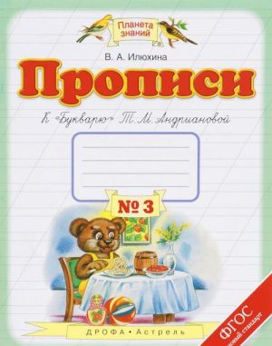 Propisi k "Bukvarju" T. M. Andrianovoj. 1 klass. V 4 tetradjakh. Tetrad №3