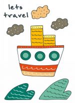 Блокнот для записей "Let's travel" (A6)