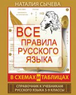 Vse pravila russkogo jazyka v skhemakh i tablitsakh dlja nachalnoj shkoly