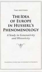 The Idea Of Europe in Husserl's Phenomenology: A Study in Generativity and Historicity