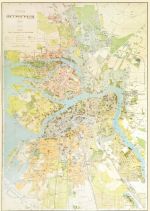 Plan Petrograda 1923 g. Istoricheskaja karta