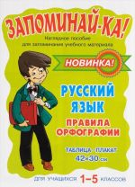 Russkij jazyk. 1-5 klass. Pravila orfografii. Tablitsa-plakat