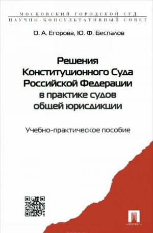 Решения Конституционного Суда Российской Федерации в практике судов общей юрисдикции. Учебно-практическое пособие