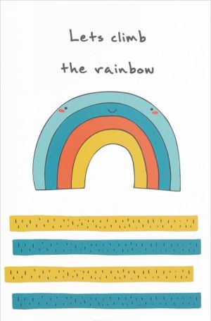 Блокнот для записей "Let's climb the rainbow" (А5)