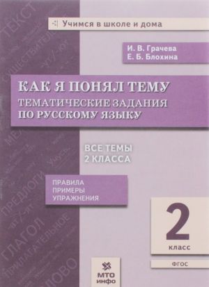 Русский язык. 2 класс. Как я понял тему. Тематические задания