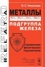 Металлы. Подгруппа железа. Справочник физических параметров