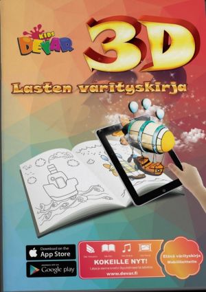 3D Elävä Värityskirja "Väritys pikkulapsille"